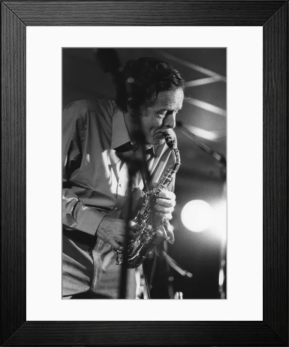 Framed Print : Bob Wilber, North Sea Jazz Festival, 1992. Creator: Brian Foskett Framed Print : Bob Wilber, North Sea Jazz Festival, 1992. Creator: Brian Foskett