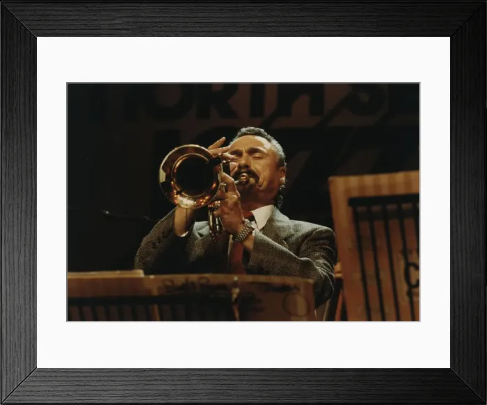 Framed Print : Shorty Rogers, North Sea Jazz Festival, Netherlands, 1991. Creator: Brian Foskett Framed Print : Shorty Rogers, North Sea Jazz Festival, Netherlands, 1991. Creator: Brian Foskett