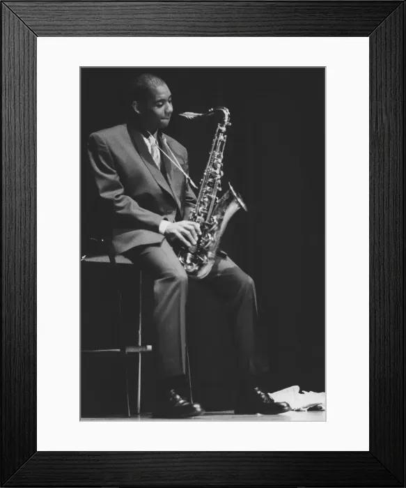 Framed Print : Branford Marsalis, Jazz Mecca Maastricht, 1991. Creator: Brian Foskett Framed Print : Branford Marsalis, Jazz Mecca Maastricht, 1991. Creator: Brian Foskett