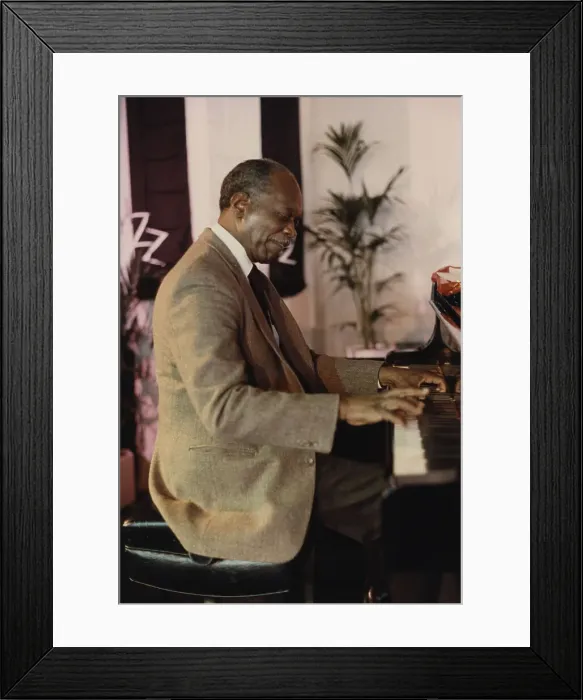 Framed Print : Hank Jones, Jazz Inn Party, Nordwijk, Netherlands, 1989. Creator: Brian Foskett Framed Print : Hank Jones, Jazz Inn Party, Nordwijk, Netherlands, 1989. Creator: Brian Foskett