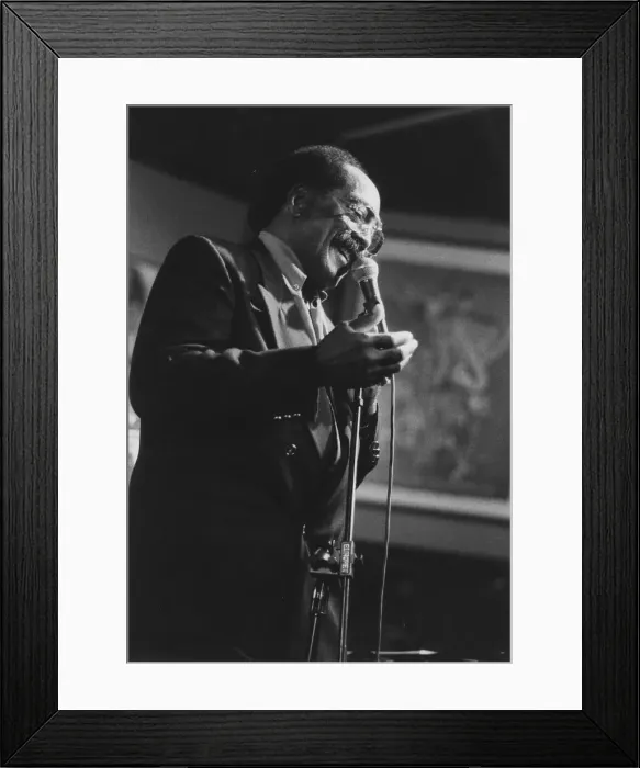 Framed Print : Jimmy Witherspoon, Corn Exchange, Cambridge, 1992. Creator: Brian Foskett