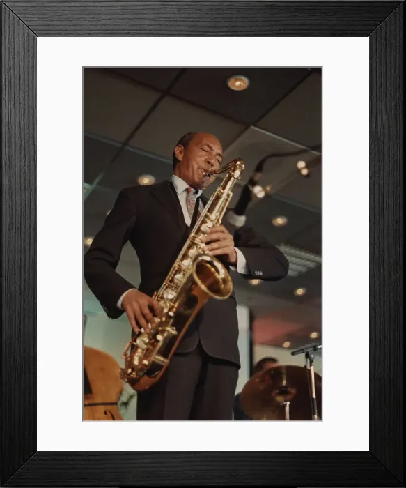 Framed Print : Harold Land, Jazz Inn Party, Nordwijk, Netherlands, 1989. Creator: Brian Foskett Framed Print : Harold Land, Jazz Inn Party, Nordwijk, Netherlands, 1989. Creator: Brian Foskett