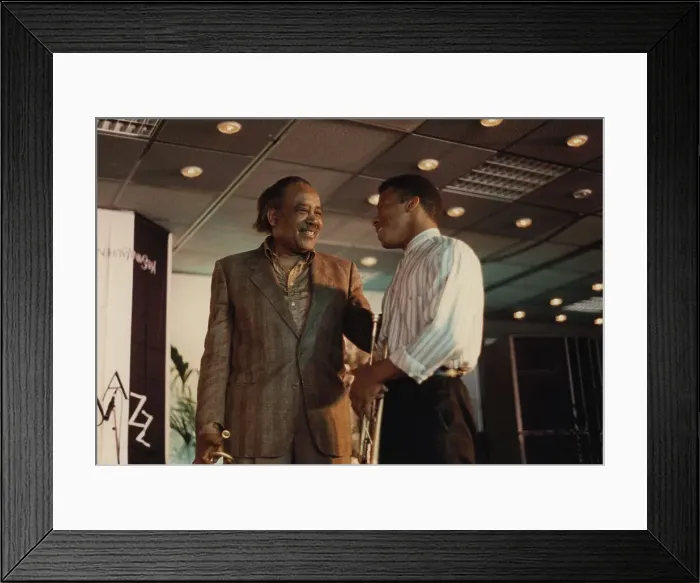 Framed Print : Harry Sweets Edison and Phil Harper, Jazz Inn Party, Nordwijk, Netherlands, 1989. Creator: Brian Foskett Framed Print : Harry Sweets Edison and Phil Harper, Jazz Inn Party, Nordwijk, Netherlands, 1989. Creator: Brian Foskett