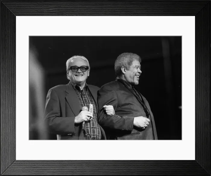 Framed Print : Toots Thielemans, Frank Foster, Music Nights, Maastricht, 1994. Creator: Brian Foskett Framed Print : Toots Thielemans, Frank Foster, Music Nights, Maastricht, 1994. Creator: Brian Foskett