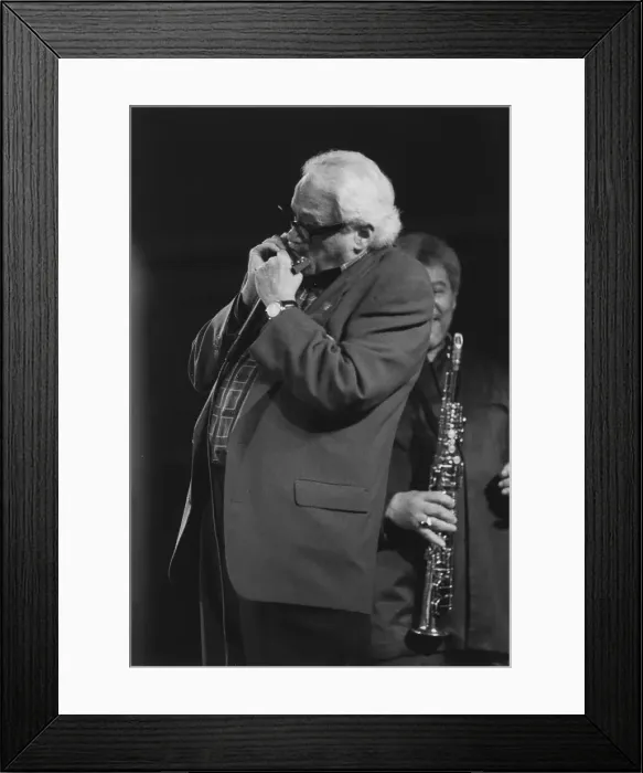 Framed Print : Toots Thielemans, Frank Foster Music Nights, Maastricht, 1994. Creator: Brian Foskett Framed Print : Toots Thielemans, Frank Foster Music Nights, Maastricht, 1994. Creator: Brian Foskett