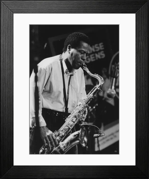 Framed Print : Wayne Shorter, North Sea Jazz Festival, The Hague, the Netherlands, 1996. Creator: Brian Foskett Framed Print : Wayne Shorter, North Sea Jazz Festival, The Hague, the Netherlands, 1996. Creator: Brian Foskett