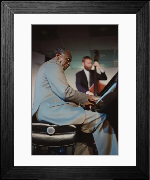 Framed Print : Hank Jones, Jazz Inn Party, Nordwijk, Netherlands, 1989. Creator: Brian Foskett Framed Print : Hank Jones, Jazz Inn Party, Nordwijk, Netherlands, 1989. Creator: Brian Foskett