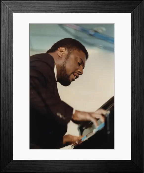 Framed Print : Mulgrew Miller, Jazz Inn Party, Nordwijk, Netherlands, 1989. Creator: Brian Foskett Framed Print : Mulgrew Miller, Jazz Inn Party, Nordwijk, Netherlands, 1989. Creator: Brian Foskett