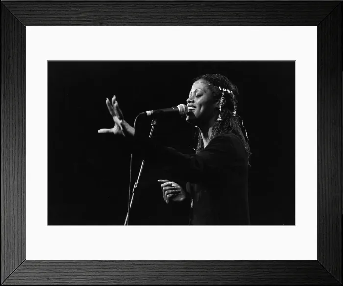 Framed Print : Des'ree, London Jazz Festival, 1994. Creator: Brian Foskett Framed Print : Des'ree, London Jazz Festival, 1994. Creator: Brian Foskett