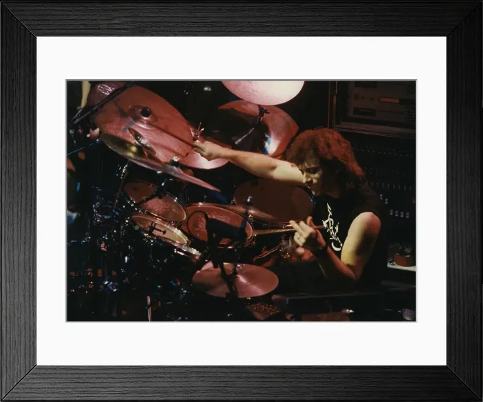 Framed Print : Dave Weckl, Cambridge Corn Exchange, Cambridge, 1992. Creator: Brian Foskett Framed Print : Dave Weckl, Cambridge Corn Exchange, Cambridge, 1992. Creator: Brian Foskett