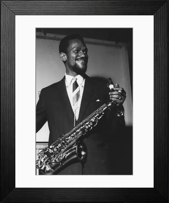 Framed Print : Joe Harriott, Manchester Jazz Festival, 1963. Creator: Brian Foskett Framed Print : Joe Harriott, Manchester Jazz Festival, 1963. Creator: Brian Foskett