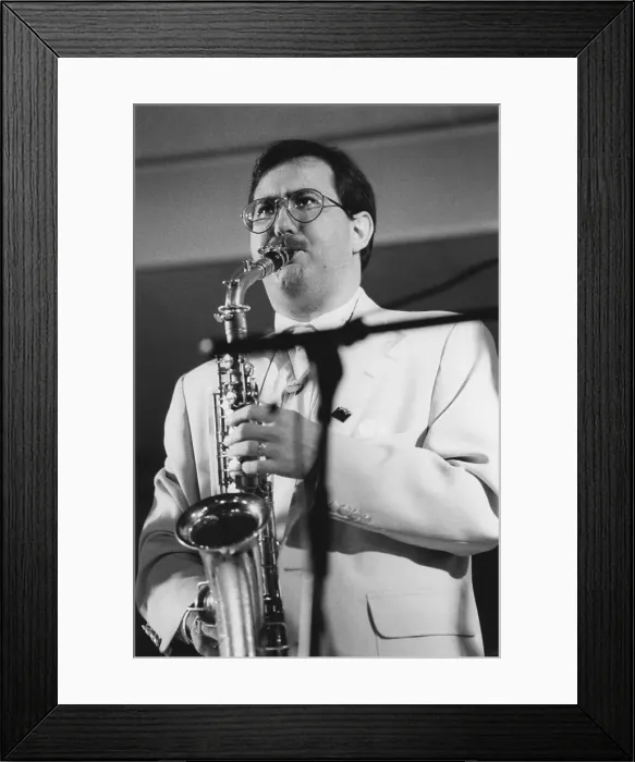 Framed Print : David Glasser, North Sea Jazz Festival, Netherlands, 1993. Creator: Brian Foskett Framed Print : David Glasser, North Sea Jazz Festival, Netherlands, 1993. Creator: Brian Foskett