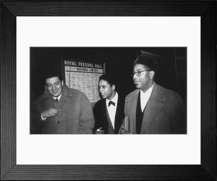 Framed Print : Dizzy Gillespie Backstage Royal Festival Hall, 1963. Creator: Brian Foskett Framed Print : Dizzy Gillespie Backstage Royal Festival Hall, 1963. Creator: Brian Foskett