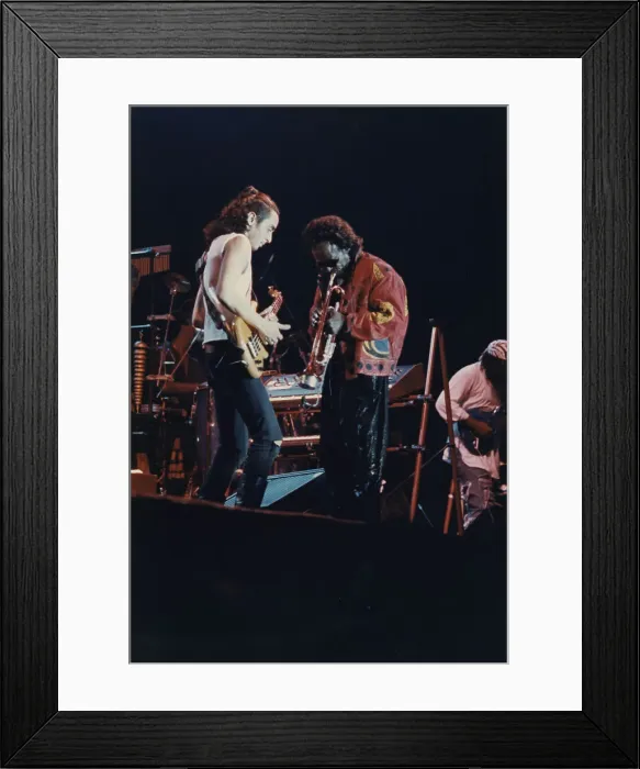Framed Print : Miles Davis and his Fusion Group, North Sea Jazz Festival, Netherlands, 1991. Creator: Brian Foskett Framed Print : Miles Davis and his Fusion Group, North Sea Jazz Festival, Netherlands, 1991. Creator: Brian Foskett