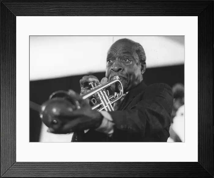 Framed Print : Joe Wilder, The March of Jazz, Clearwater Beach, Florida, 1997. Creator: Brian Foskett