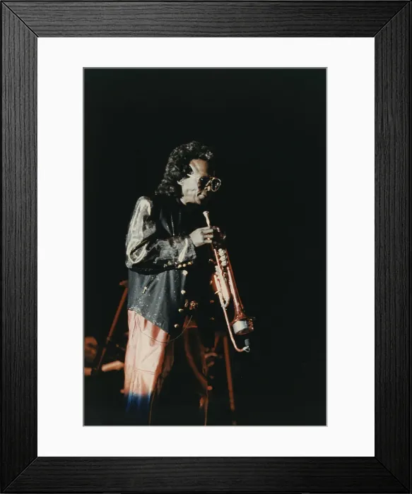 Framed Print : Miles Davis and his Fusion Group, North Sea Jazz Festival, Netherlands, 1991. Creator: Brian Foskett Framed Print : Miles Davis and his Fusion Group, North Sea Jazz Festival, Netherlands, 1991. Creator: Brian Foskett