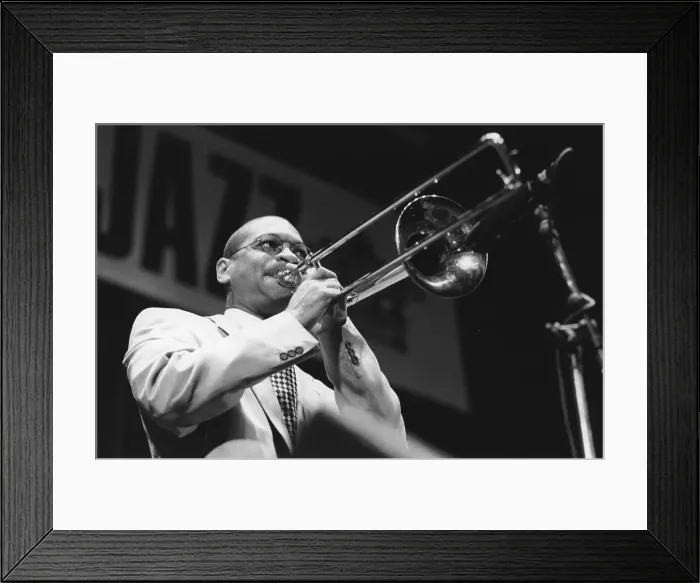 Framed Print : Delfeayo Marsalis, North Sea Jazz Festival, Netherlands, 1993. Creator: Brian Foskett Framed Print : Delfeayo Marsalis, North Sea Jazz Festival, Netherlands, 1993. Creator: Brian Foskett
