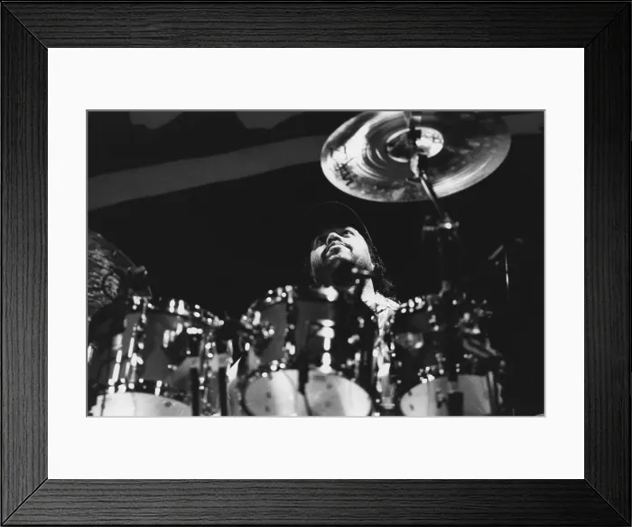 Framed Print : Dennis Chambers, The Grand, Clapham, London, 1993. Creator: Brian Foskett Framed Print : Dennis Chambers, The Grand, Clapham, London, 1993. Creator: Brian Foskett