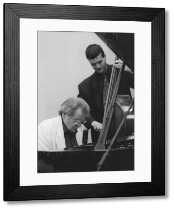 Framed Print : Stan Tracey and Andy Cleyndert, Brecon Jazz Festival, 1999. Creator: Brian Foskett Framed Print : Stan Tracey and Andy Cleyndert, Brecon Jazz Festival, 1999. Creator: Brian Foskett