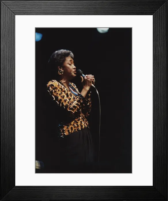 Framed Print : Nancy Wilson, London, 1990. Creator: Brian Foskett Framed Print : Nancy Wilson, London, 1990. Creator: Brian Foskett