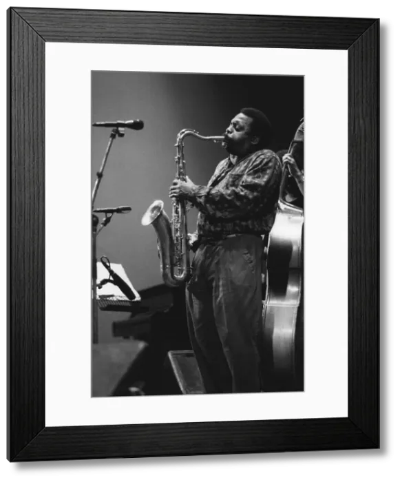 Framed Print : David Murray, North Sea Jazz Festival, Netherlands, 1993. Creator: Brian Foskett Framed Print : David Murray, North Sea Jazz Festival, Netherlands, 1993. Creator: Brian Foskett