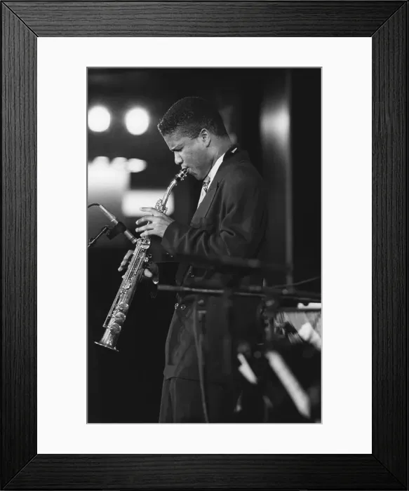 Framed Print : David Sanchez, North Sea Jazz Festival, Netherlands, 1993. Creator: Brian Foskett Framed Print : David Sanchez, North Sea Jazz Festival, Netherlands, 1993. Creator: Brian Foskett