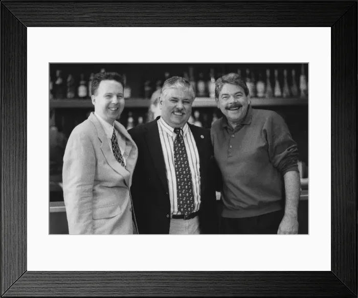 Framed Print : Harry Allen, Dan Barrett, Eddie Erickson, Edinburgh, 2002. Creator: Brian Foskett Framed Print : Harry Allen, Dan Barrett, Eddie Erickson, Edinburgh, 2002. Creator: Brian Foskett