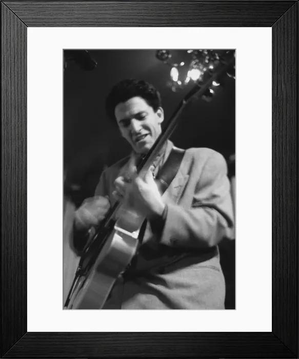 Framed Print : John Pizzarelli, 1994. Creator: Brian Foskett Framed Print : John Pizzarelli, 1994. Creator: Brian Foskett