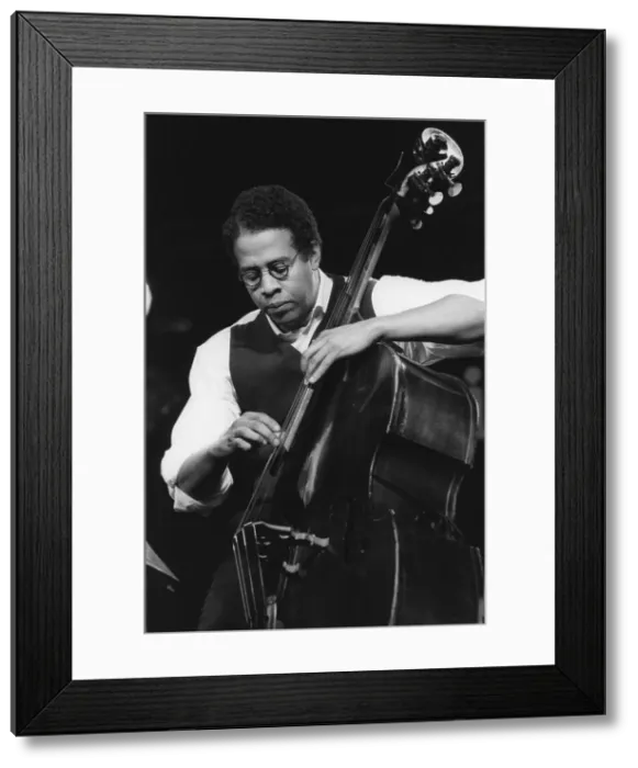 Framed Print : Stanley Clarke, 1995. Creator: Brian Foskett Framed Print : Stanley Clarke, 1995. Creator: Brian Foskett