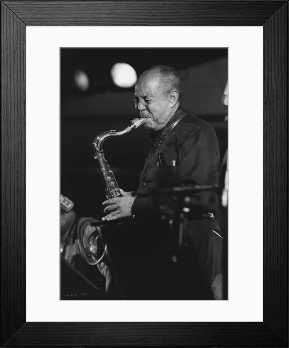 Framed Print : Harold Land, Soho Jazz Festival, 1992. Creator: Brian Foskett Framed Print : Harold Land, Soho Jazz Festival, 1992. Creator: Brian Foskett