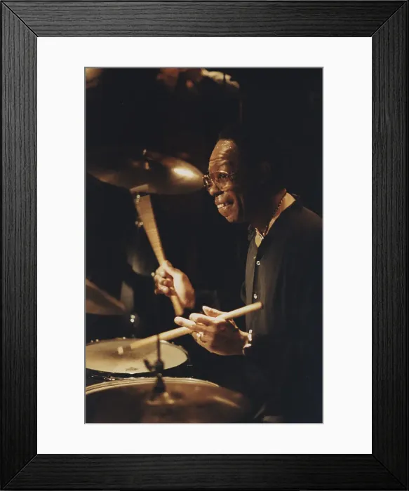 Framed Print : Louis Hayes, Ronnie Scott's, London, 2003. Creator: Brian Foskett Framed Print : Louis Hayes, Ronnie Scott's, London, 2003. Creator: Brian Foskett