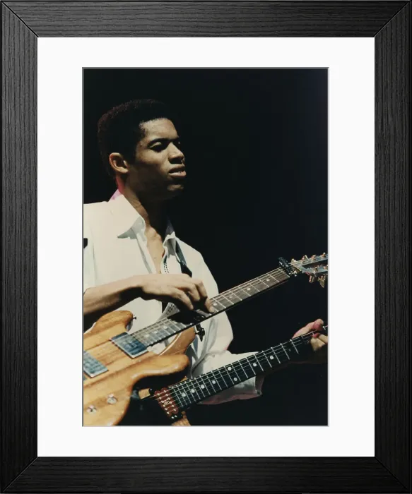 Framed Print : Stanley Jordan, London Jazz Festival, Town and Country Club, October 1990. Creator: Brian Foskett Framed Print : Stanley Jordan, London Jazz Festival, Town and Country Club, October 1990. Creator: Brian Foskett