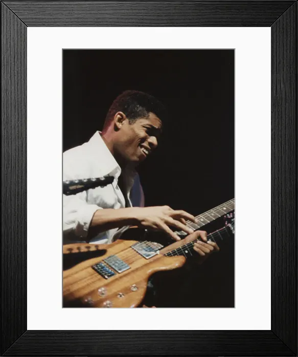 Framed Print : Stanley Jordan, London Jazz Festival, Town and Country Club, October 1990. Creator: Brian Foskett Framed Print : Stanley Jordan, London Jazz Festival, Town and Country Club, October 1990. Creator: Brian Foskett