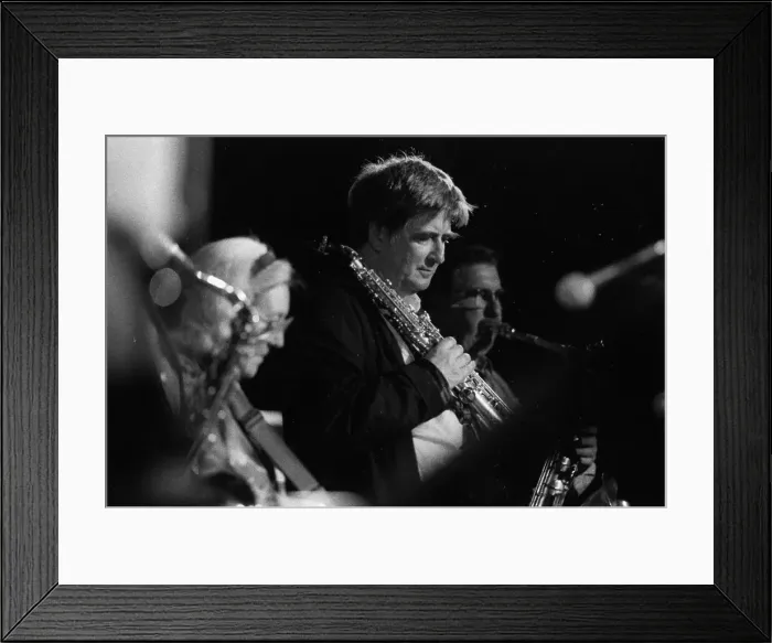 Framed Print : Kathy Stobart, Tony Coe, Brecon Jazz Festival, 1996. Creator: Brian Foskett Framed Print : Kathy Stobart, Tony Coe, Brecon Jazz Festival, 1996. Creator: Brian Foskett