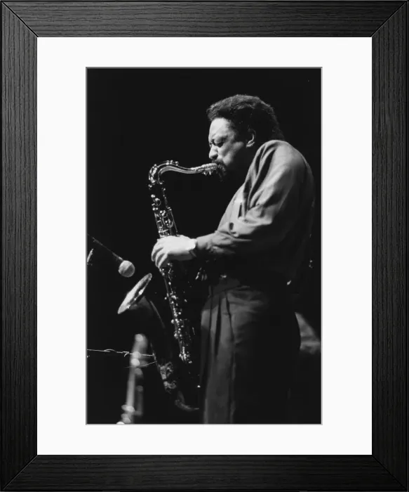 Framed Print : Chico Freeman, Maastricht Jazz Mecca, Netherlands, 1992. Creator: Brian Foskett Framed Print : Chico Freeman, Maastricht Jazz Mecca, Netherlands, 1992. Creator: Brian Foskett