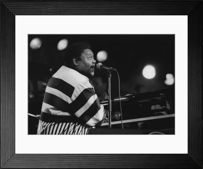 Framed Print : Fats Domino, Maastricht Jazz Mecca, Netherlands, 1992. Creator: Brian Foskett Framed Print : Fats Domino, Maastricht Jazz Mecca, Netherlands, 1992. Creator: Brian Foskett