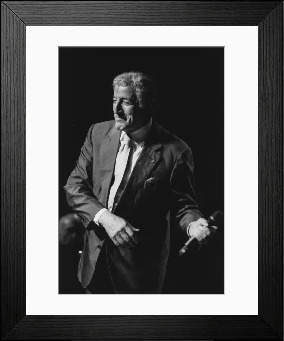 Framed Print : Tony Bennett, North Sea Jazz Festival, Netherlands, 2000. Creator: Brian Foskett Framed Print : Tony Bennett, North Sea Jazz Festival, Netherlands, 2000. Creator: Brian Foskett