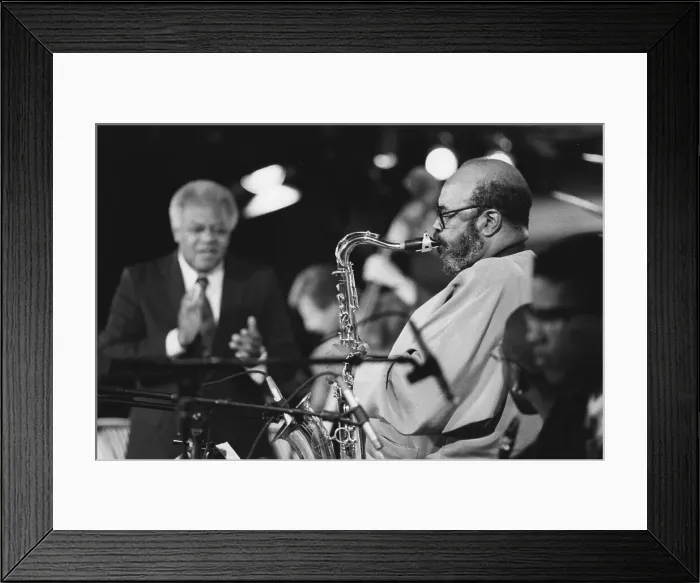 Framed Print : James Moody with Slide Hampton Big Band, North Sea Jazz Festival, Netherlands, 1993. Creator: Brian Foskett Framed Print : James Moody with Slide Hampton Big Band, North Sea Jazz Festival, Netherlands, 1993. Creator: Brian Foskett