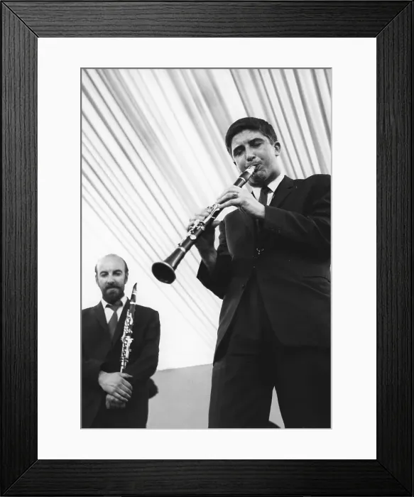 Framed Print : Tony Coe, Manchester Jazz Festival, 1963. Creator: Brian Foskett Framed Print : Tony Coe, Manchester Jazz Festival, 1963. Creator: Brian Foskett