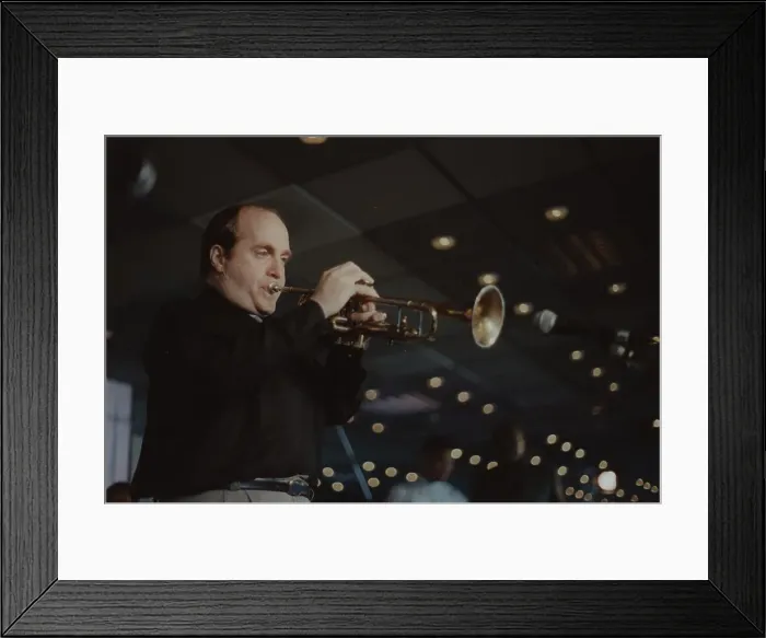 Framed Print : Lew Soloff, Jazz Inn Party, Nordwijk, Netherlands, 1989. Creator: Brian Foskett Framed Print : Lew Soloff, Jazz Inn Party, Nordwijk, Netherlands, 1989. Creator: Brian Foskett
