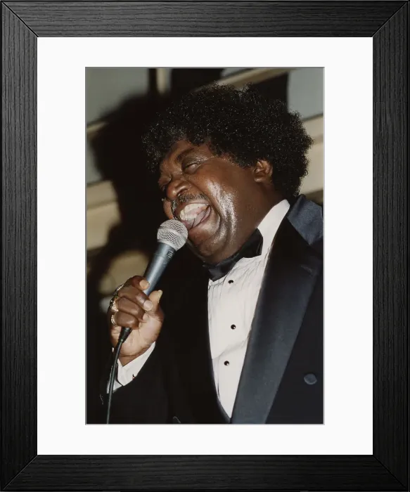 Framed Print : Percy Sledge, Jazz Café, London 1996. Creator: Brian Foskett Framed Print : Percy Sledge, Jazz Café, London 1996. Creator: Brian Foskett