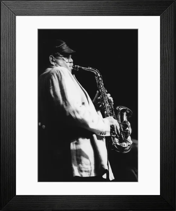 Framed Print : Phil Woods, North Sea Jazz Festival, 1992. Creator: Brian Foskett Framed Print : Phil Woods, North Sea Jazz Festival, 1992. Creator: Brian Foskett