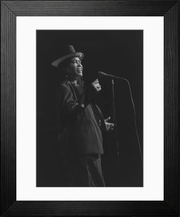 Framed Print : Abbey Lincoln, North Sea Jazz Festival, Netherlands, 1995. Creator: Brian Foskett Framed Print : Abbey Lincoln, North Sea Jazz Festival, Netherlands, 1995. Creator: Brian Foskett