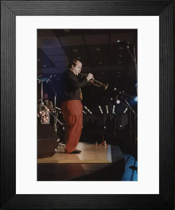 Framed Print : Lew Soloff, Jazz Inn Party, Nordwijk, Netherlands, 1989. Creator: Brian Foskett Framed Print : Lew Soloff, Jazz Inn Party, Nordwijk, Netherlands, 1989. Creator: Brian Foskett