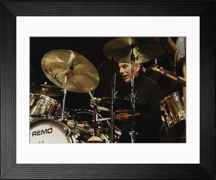 Framed Print : Louis Belson, Benny Carter's Swing America, North Sea Jazz Festival, Netherlands 1991. Creator: Brian Foskett Framed Print : Louis Belson, Benny Carter's Swing America, North Sea Jazz Festival, Netherlands 1991. Creator: Brian Foskett