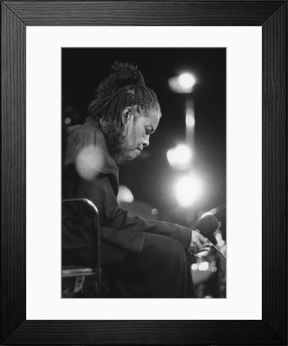 Framed Print : Abbey Lincoln, North Sea Jazz Festival, Netherlands, 1995. Creator: Brian Foskett Framed Print : Abbey Lincoln, North Sea Jazz Festival, Netherlands, 1995. Creator: Brian Foskett