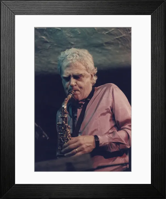 Framed Print : Charlie Mariano, Bass Clef, London, 1988. Creator: Brian Foskett Framed Print : Charlie Mariano, Bass Clef, London, 1988. Creator: Brian Foskett