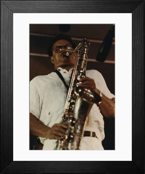 Framed Print : Plas Johnson, North Sea Jazz Festival, Netherlands, 1991. Creator: Brian Foskett Framed Print : Plas Johnson, North Sea Jazz Festival, Netherlands, 1991. Creator: Brian Foskett