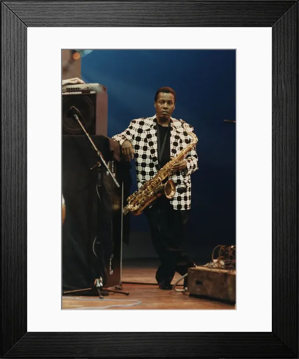 Framed Print : Wayne Shorter, North Sea Jazz Festival, Netherlands, 1992. Creator: Brian Foskett Framed Print : Wayne Shorter, North Sea Jazz Festival, Netherlands, 1992. Creator: Brian Foskett