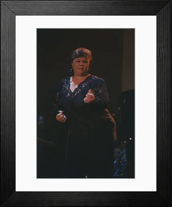 Framed Print : Etta James, North Sea Jazz Festival, Netherlands, 1991. Creator: Brian Foskett Framed Print : Etta James, North Sea Jazz Festival, Netherlands, 1991. Creator: Brian Foskett